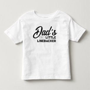 Camiseta De Bebé Pequeño Linebacker de Papá Fútbol Americano Niño B