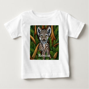 Camiseta De Bebé Pequeño Lynx Kitten Adorable