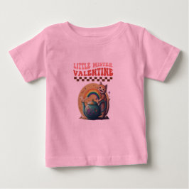 Camiseta De Bebé pequeño maestro valentino sonriente tetera arco ir