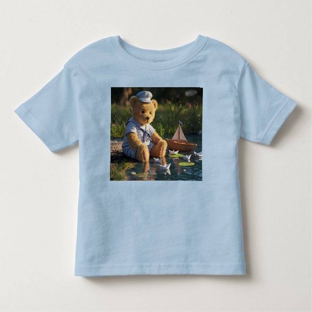 Camiseta De Bebé Pequeño marinero (Anverso)