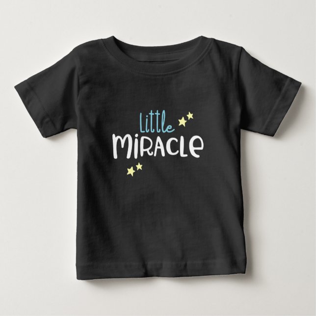 Camiseta De Bebé Pequeño Milagro. (Anverso)