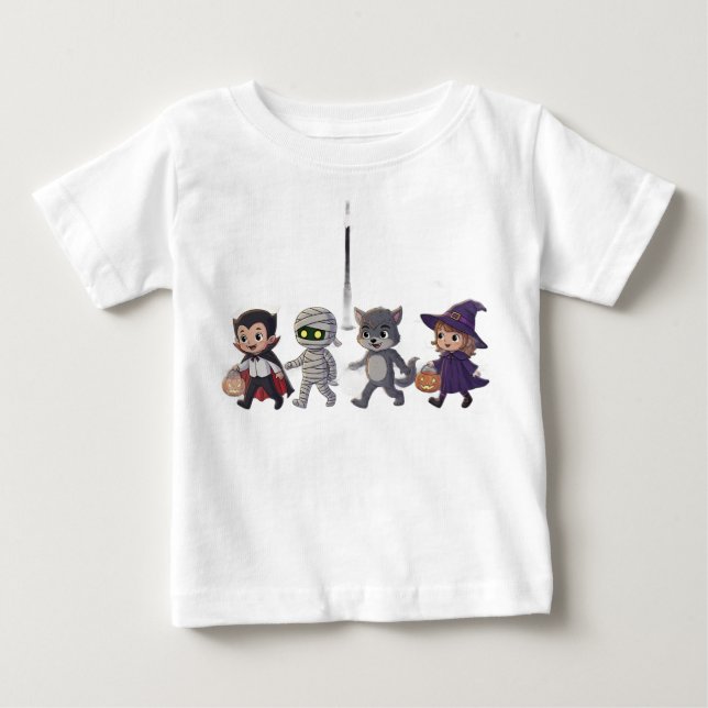 Camiseta De Bebé Pequeño Monstruo (Anverso)