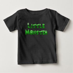 Camiseta De Bebé Pequeño Monstruo de Caída
