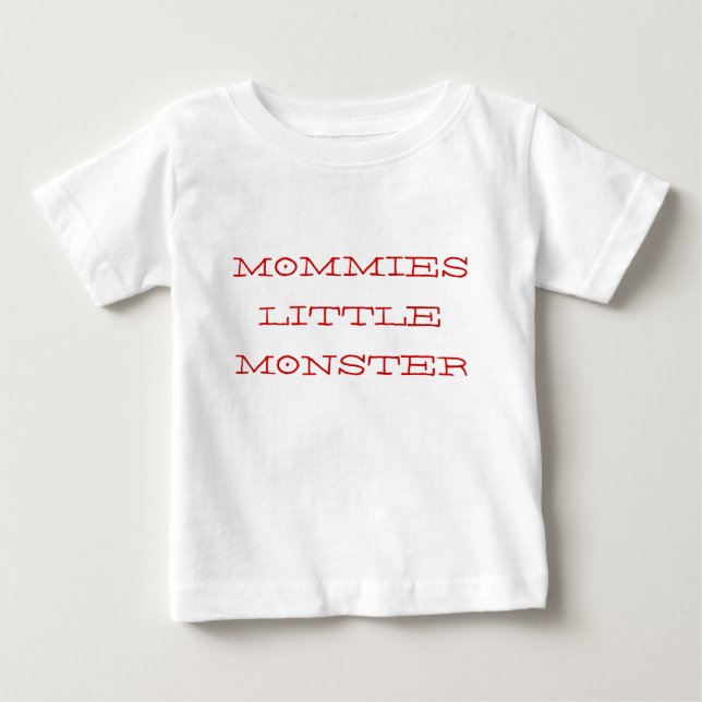 CAMISETA DE BEBÉ PEQUEÑO MONSTRUO DE LAS MAMÁS (Anverso)