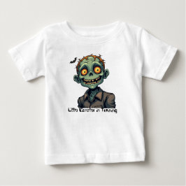 Camiseta De Bebé Pequeño Monstruo en Entrenamiento – Cute Halloween
