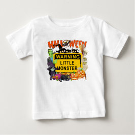 Camiseta De Bebé Pequeño monstruo, Halloween