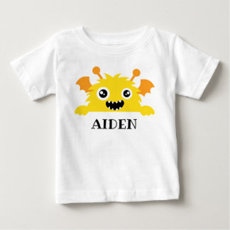 Camiseta de bebé pequeño monstruo niño