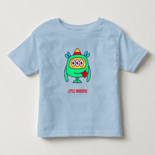 Camiseta De Bebé Pequeño monstruo (texto personalizable)