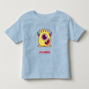 Camiseta De Bebé Pequeño monstruo (texto personalizable)