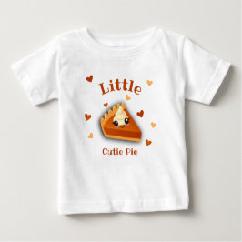 Camiseta De Bebé Pequeño muelle de calabaza cortada en otoño