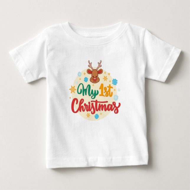 Camiseta De Bebé Pequeño Navidad (Anverso)