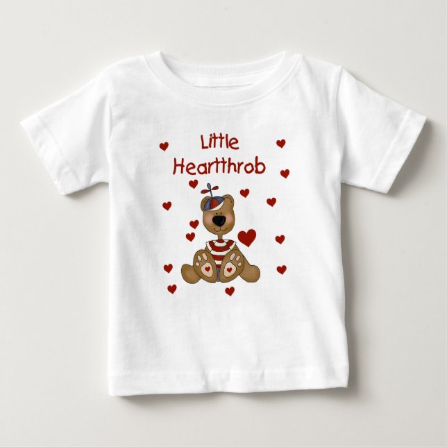 Camiseta De Bebé Pequeño oso oso de los niños del corazón (Anverso)