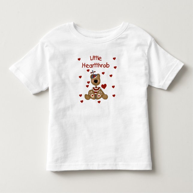 Camiseta De Bebé Pequeño oso oso de los niños del corazón (Anverso)