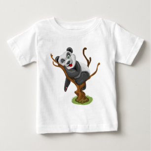 Camiseta De Bebé Pequeño panda