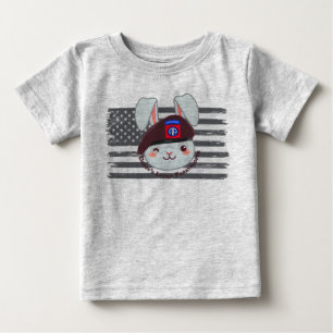Camiseta De Bebé “Pequeno paracaidista de papá de la 82.ª Aerotrans