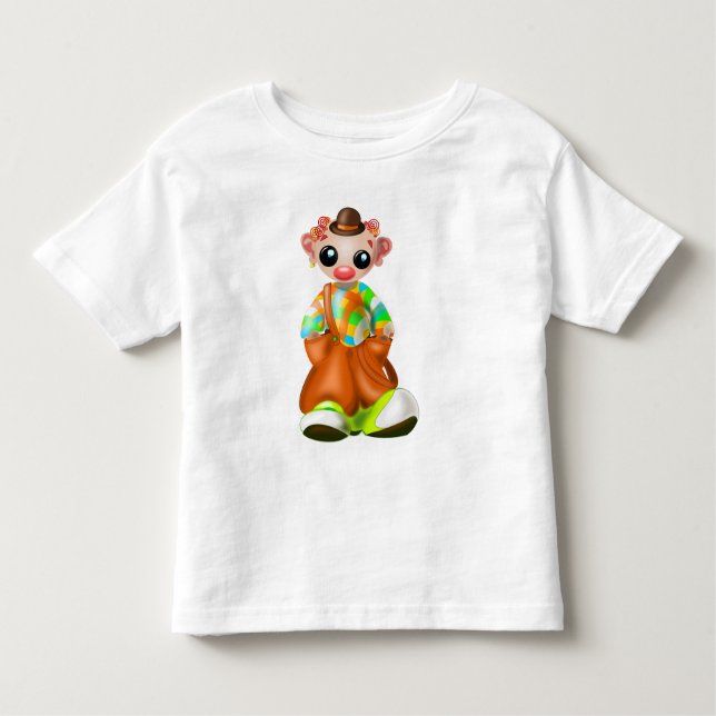 Camiseta de bebé pequeño payaso (Anverso)