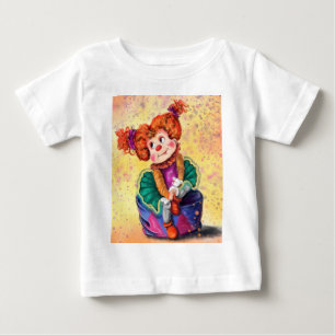 Camiseta De Bebé Pequeño payaso bebé camiseta feliz circo