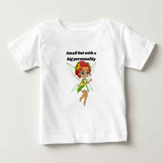 Camiseta De Bebé 🌟 pequeño pero con una gran personalidad (Anverso)