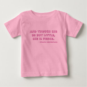 Camiseta De Bebé Pequeño Pero Fierce Shakespeare T-Shirt
