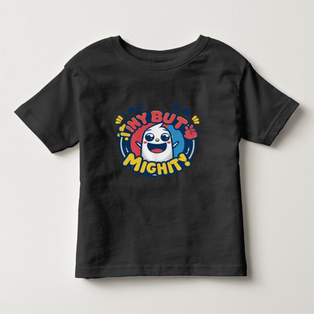 Camiseta De Bebé Pequeño Pero Poderoso (Anverso)