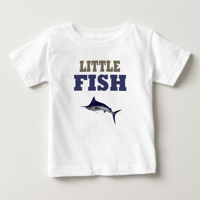 CAMISETA DE BEBÉ PEQUEÑO PESCADO (Anverso)