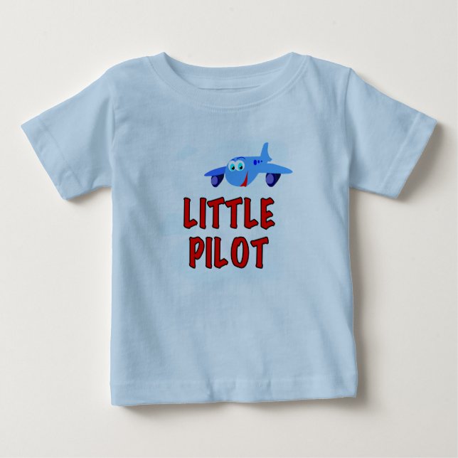 Camiseta De Bebé Pequeño piloto (Anverso)