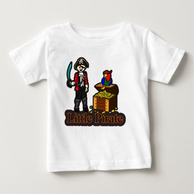 Camiseta De Bebé Pequeño pirata (Anverso)