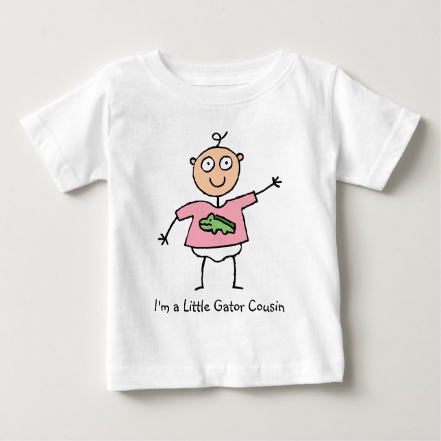 Camiseta De Bebé Pequeño primo de gator - chica (Anverso)