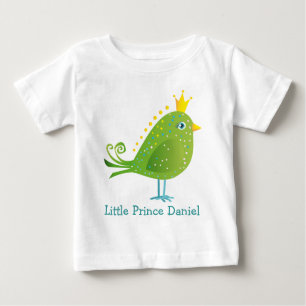 Camiseta De Bebé Pequeño príncipe Bird Baby Shirt