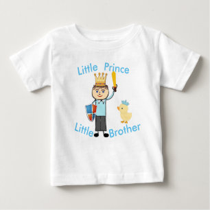 Camiseta De Bebé Pequeño príncipe pequeño Brother