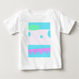 Camiseta De Bebé Pequeño Resumen Monster Baby Tee