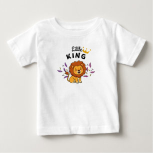 Camiseta De Bebé Pequeño Rey Diseñado 