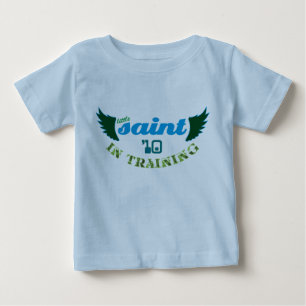 Camiseta De Bebé Pequeño santo en entrenamiento 10 tee de bebé cris