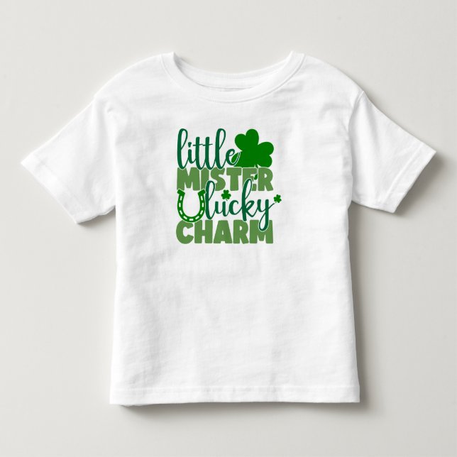 Camiseta De Bebé Pequeño Señor Amuleto de la Suerte (Anverso)