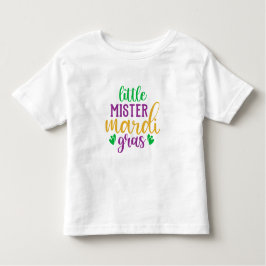 Camiseta De Bebé Pequeño señor Mardi Gras Toddler T-Shirt