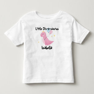 Camiseta De Bebé Pequeño Sis-o-saurus