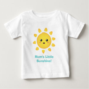 Camiseta De Bebé Pequeño Sol de Felicidad de Mamá