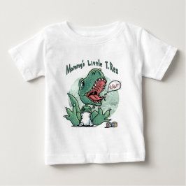 Camiseta De Bebé Pequeño T. Rex de la mamá por los estudios de