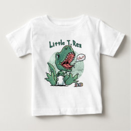 Camiseta De Bebé Pequeño T. Rex por los estudios de Mudge