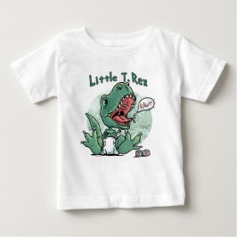 Camiseta De Bebé Pequeño T. Rex por los estudios de Mudge