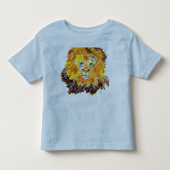 Camiseta De Bebé pequeño : T-SHIRT LION (Anverso)