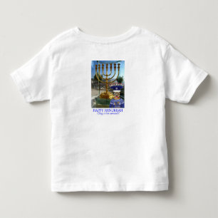 Camiseta De Bebé pequeño tee. ¡Feliz Hanukkah!