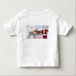 Camiseta De Bebé pequeño tee merry christmas santa cerdo<br><div class="desc">pequeño tee. Feliz Navidad,  si ganas más peso,  dejamos. Cerdo de Santa y rudolfo</div>
