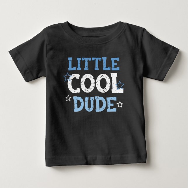 Camiseta De Bebé Pequeño tipo genial (Anverso)