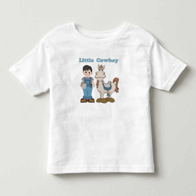 Camiseta De Bebé Pequeño Vaquero (Anverso)