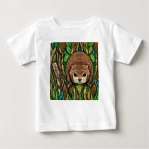 Camiseta De Bebé Pequeño y adorable castor de bebé