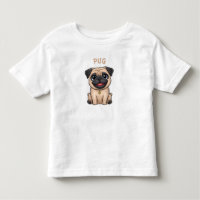 Pequeño y gracioso cerdo Toddler T-Shirt