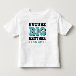 Camiseta De Bebé Pequeño y pequeño futuro Gran Hermano Mayo 2017 di