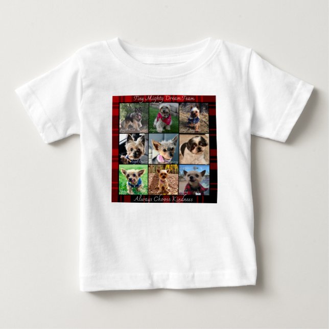Camiseta De Bebé Pequeño y poderoso equipo de 18 meses de Baby Shir (Anverso)