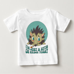 Camiseta De Bebé Pequeño y triste erizo